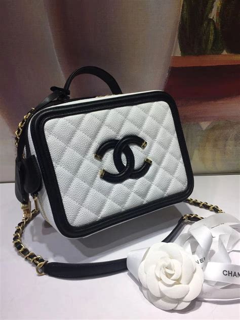 chanel takeout box|Chanel makeup bags.